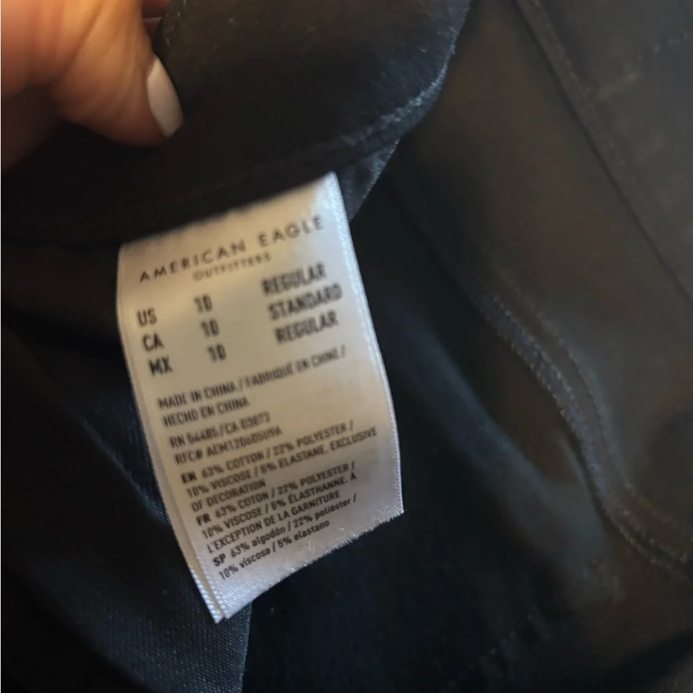 American Eagle Hi Rise Jeggings Size 10 - Picture 4 of 4